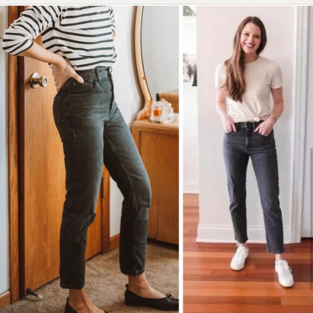 Everlane 90's Cheeky Jean in Washed Black